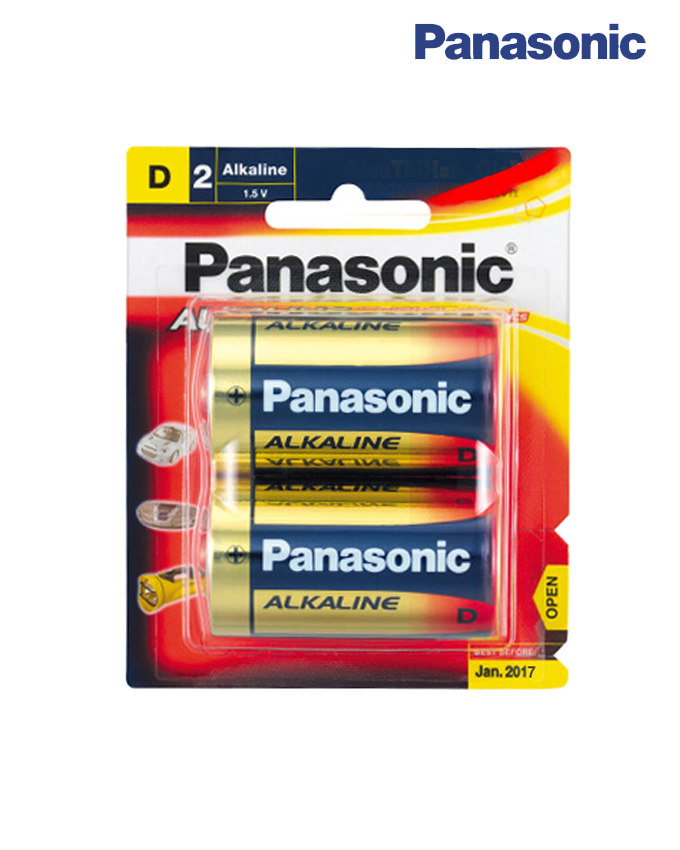 Panasonic Alkaline Battery D2 (LR20T/2B)